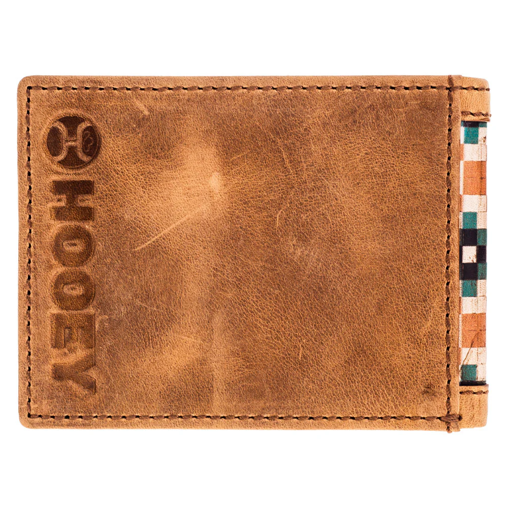 "Takoda" Tan/Aztec Front Pocket Bifold Wallet - Image 2