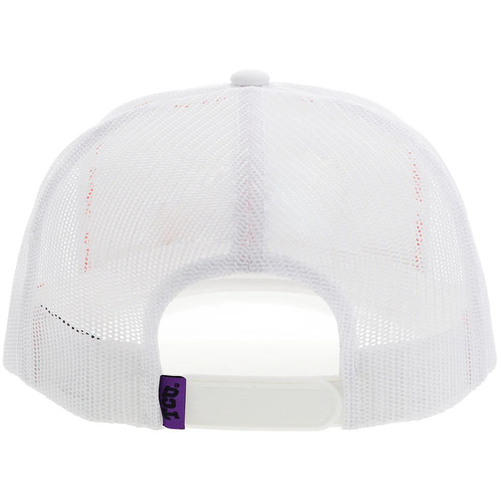 TCU Hat White/Purple Horn Frog Logo - Image 2