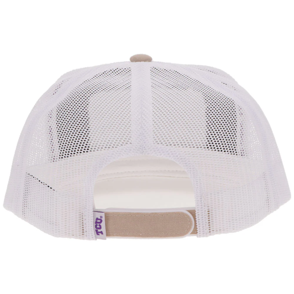 TCU Hooey Hat Tan/White w/Rectangle Patch - Image 2