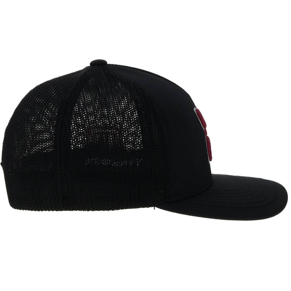 Texas A&M Black w/Maroon & Grey Hooey Logo Hat - Image 4