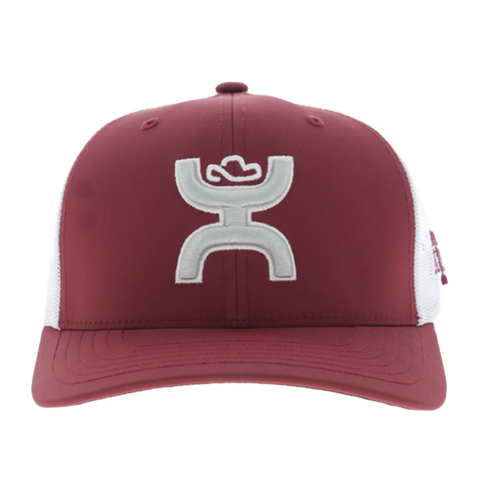 Texas A&M Hat Maroon/White w/Grey & White Hooey Logo - Image 4