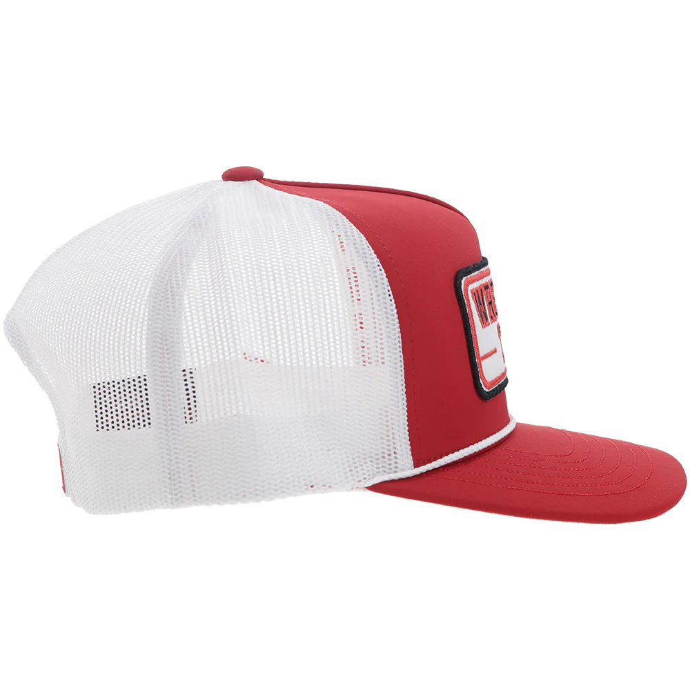 Texas Tech Hat Red/White w/ Rectangle Patch - Image 6