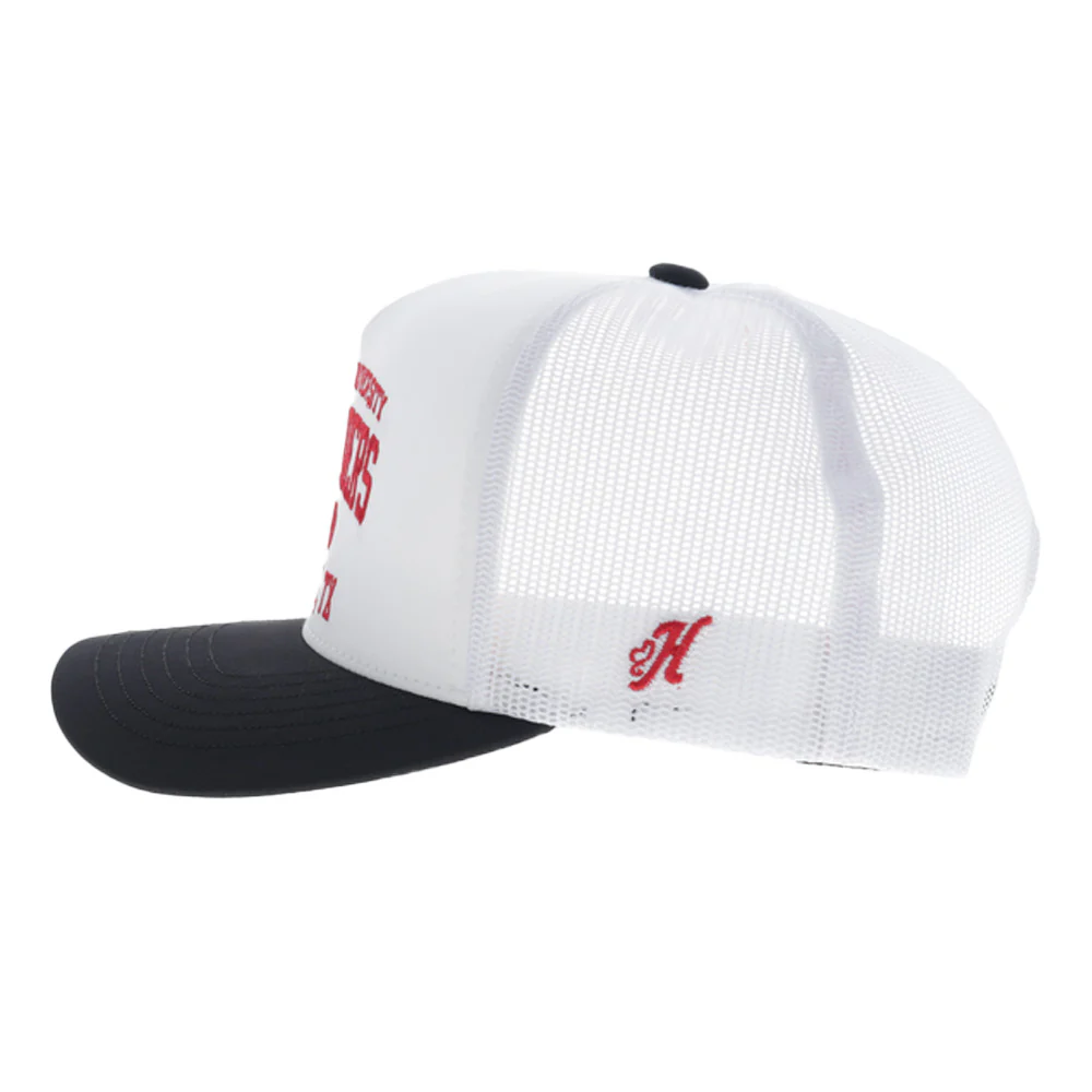Texas Tech Hat White w/Black Bill - Image 5