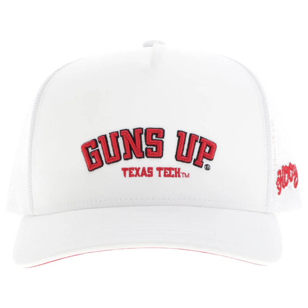 Texas Tech Hat White w/Red/Black Logo - Image 4