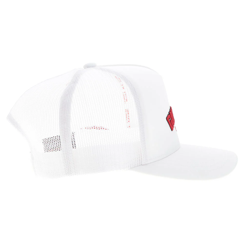 Texas Tech Hat White w/Red/Black Logo - Image 5