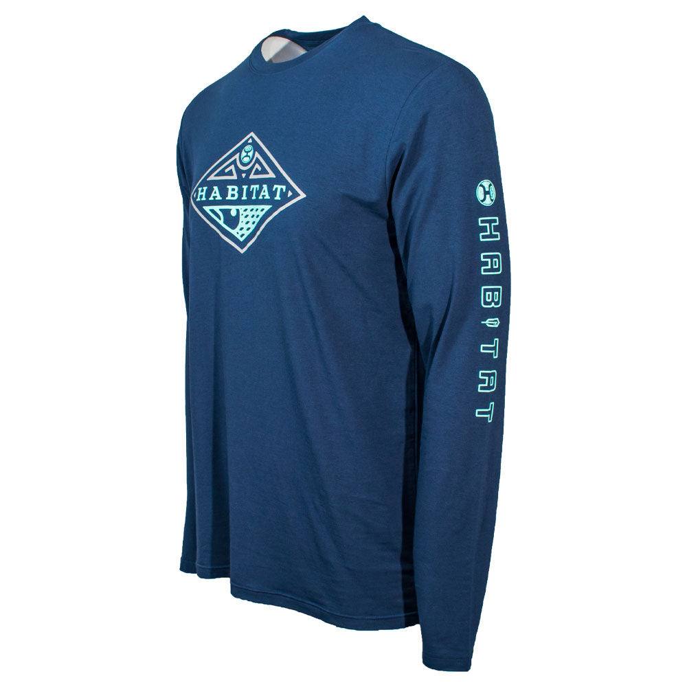 "The Captain" Navy Long Sleeve T-shirt - Image 2