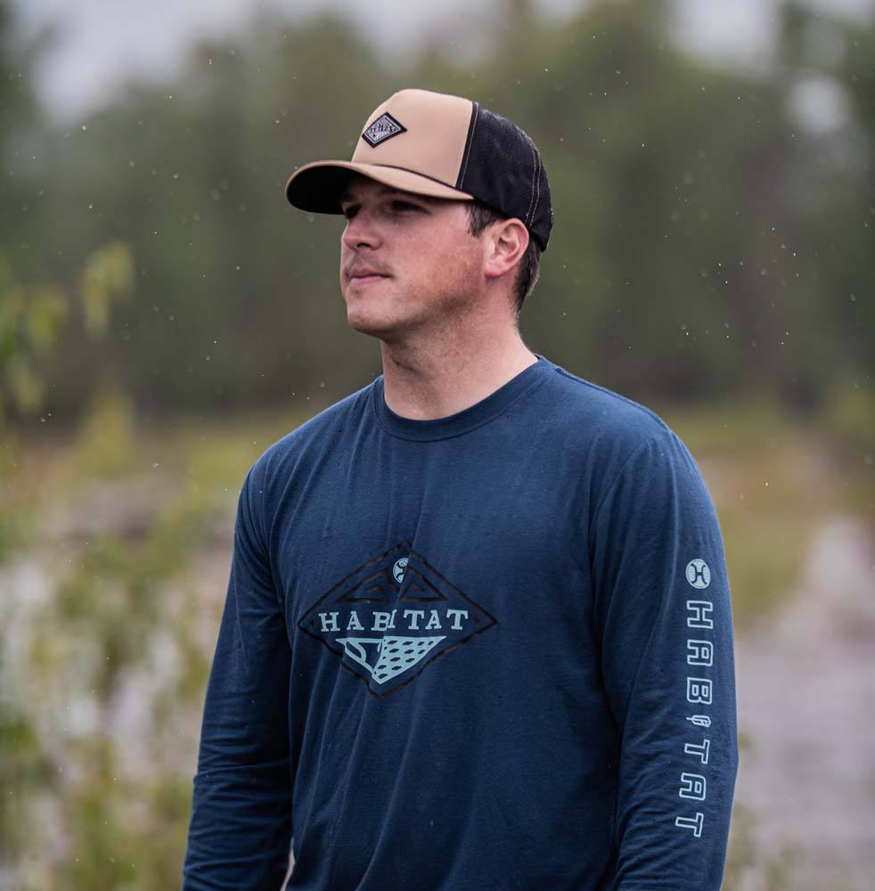 "The Captain" Navy Long Sleeve T-shirt - Image 3