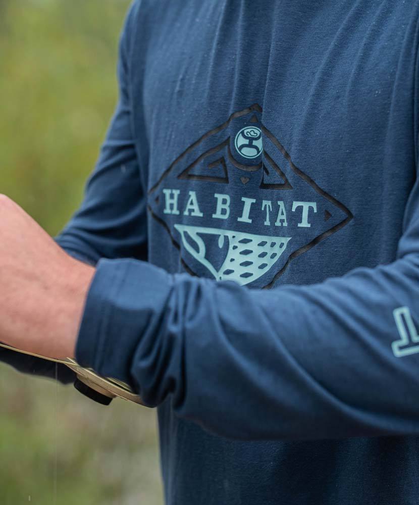 "The Captain" Navy Long Sleeve T-shirt - Image 4