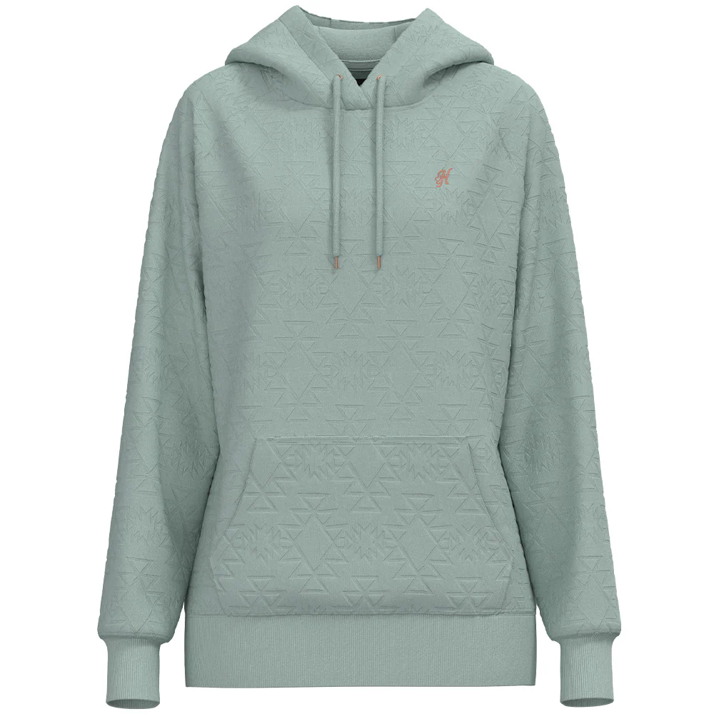"The Concho " Light Blue w/Aztec Hoody