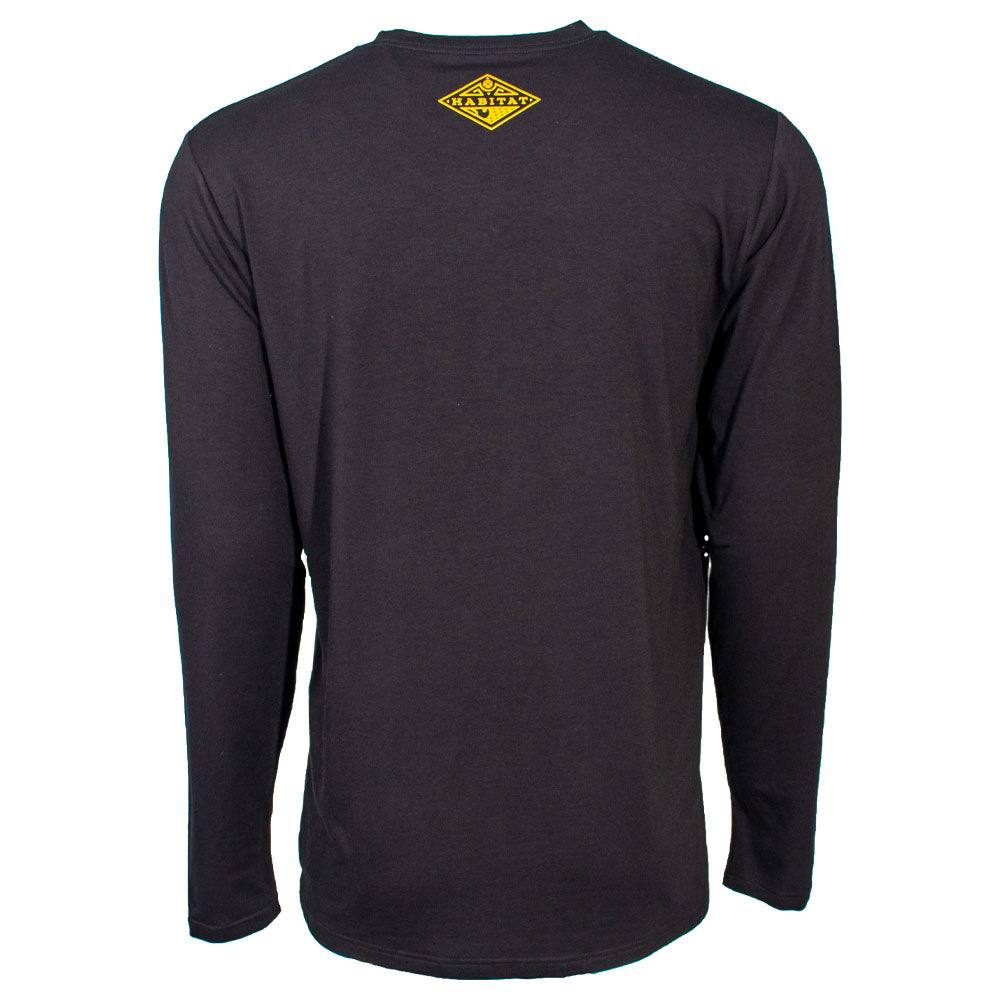 "The Guide" Black Long Sleeve T-shirt - Image 2