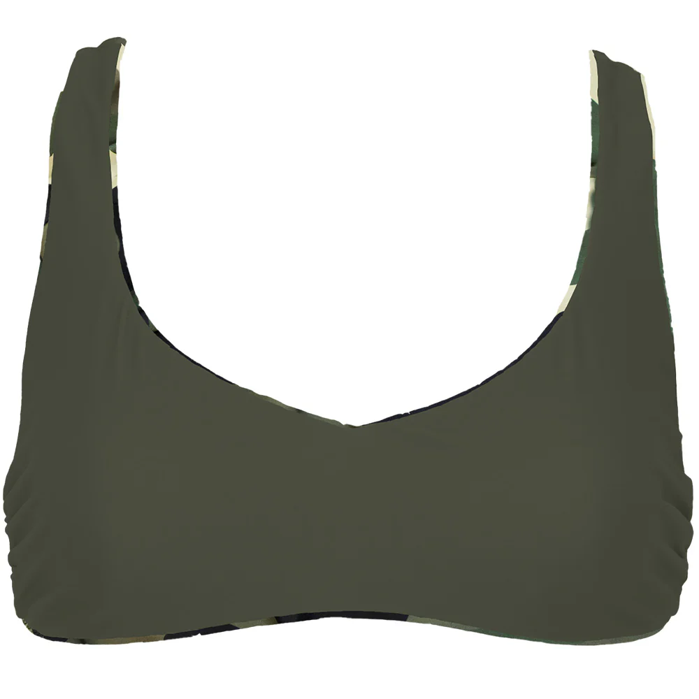 "The Rampy" Reversible Swimsuit Camo & Green - Image 2