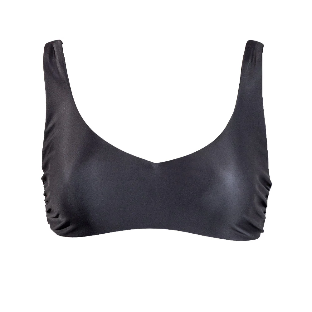 "The Rampy" Reversible Swimsuit Top Black/Aztec - Image 2
