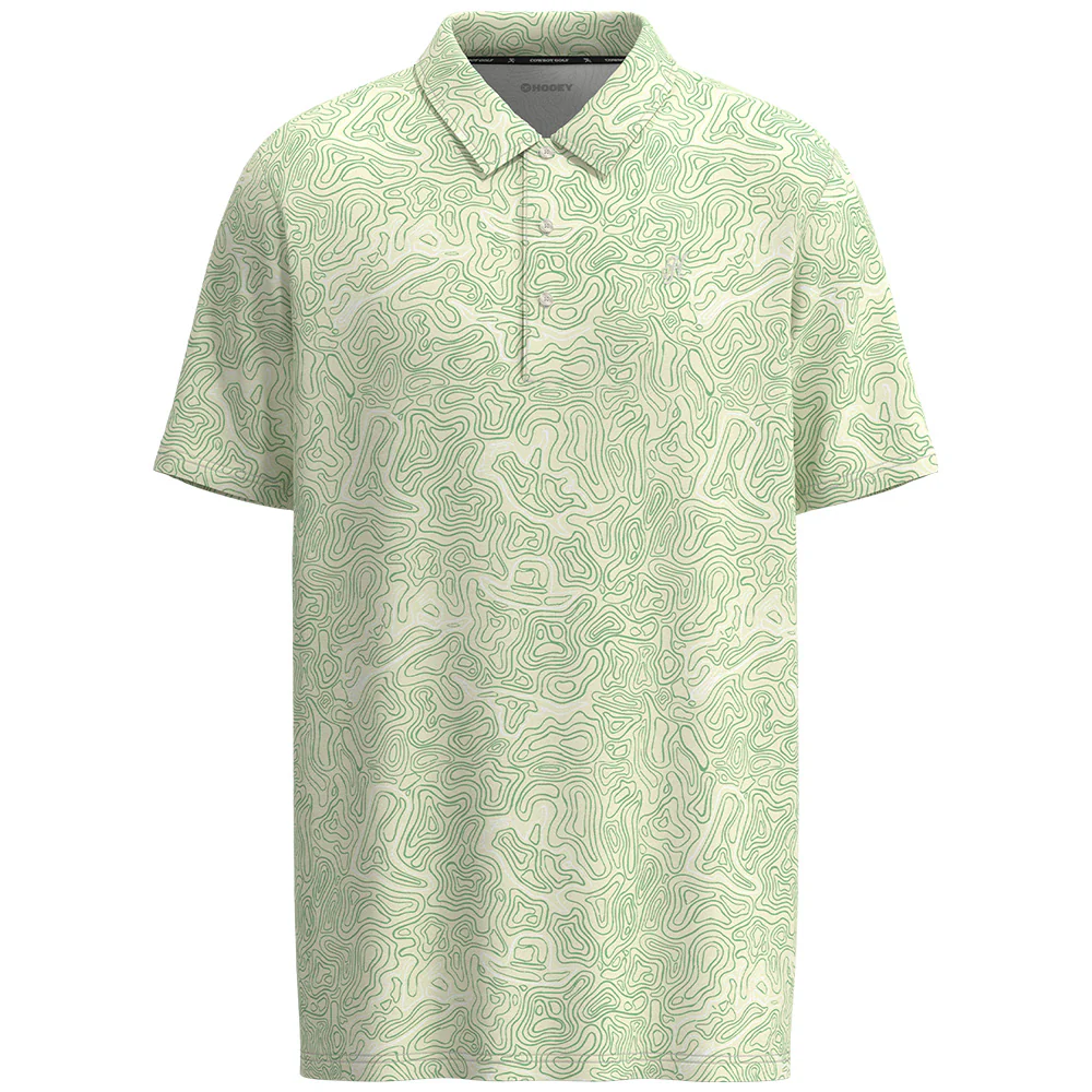 "The Weekender" Polo Cream/Green