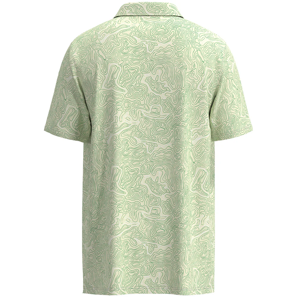 "The Weekender" Polo Cream/Green - Image 2