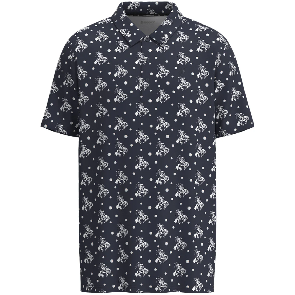 "The Weekender" Polo Navy/White