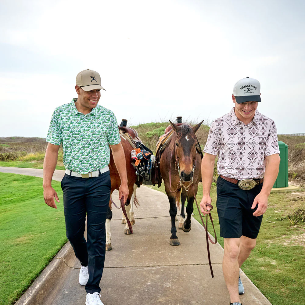 "The Weekender" Polo Tan/Aztec - Image 3