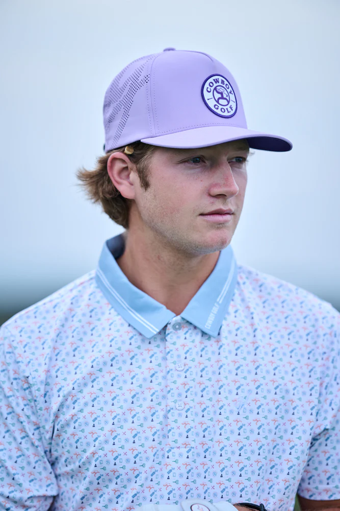 "The Weekender" Polo White/Blue - Image 3