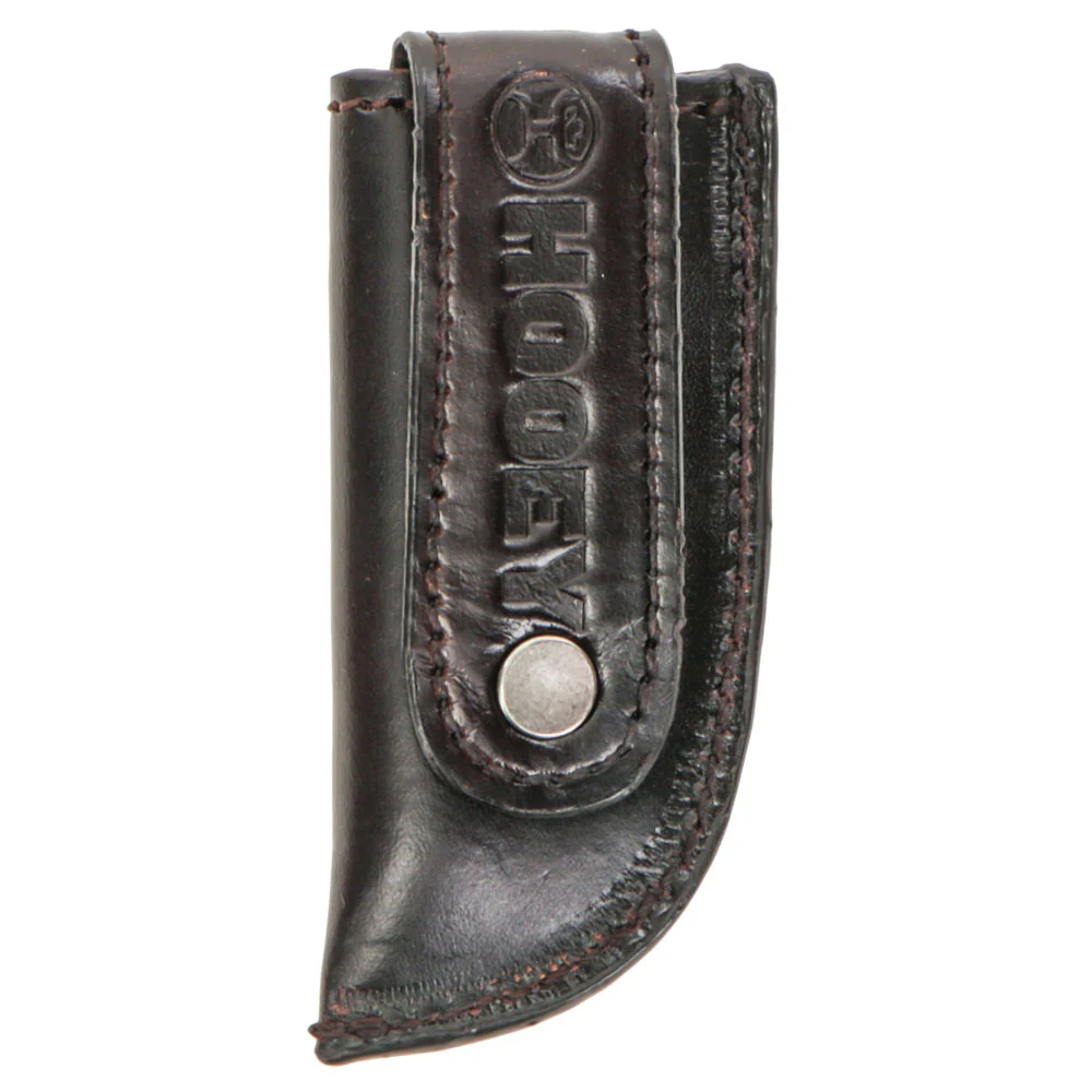 "Top Notch 2.0" Knife Sheath Brown Leather w/Feather Filigree - Image 2