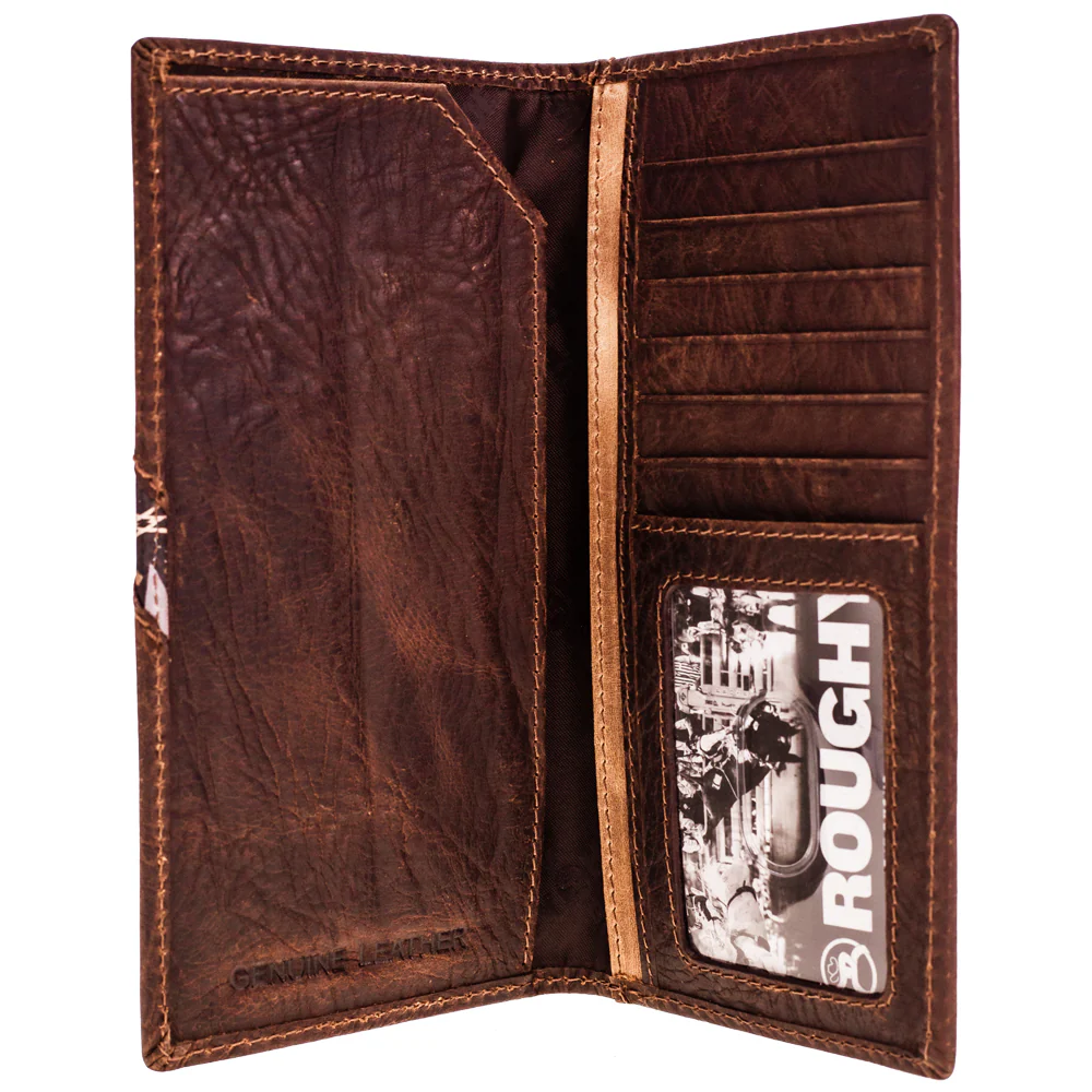 "Trap" Brown/Aztec Roughy Rodeo Wallet - Image 3