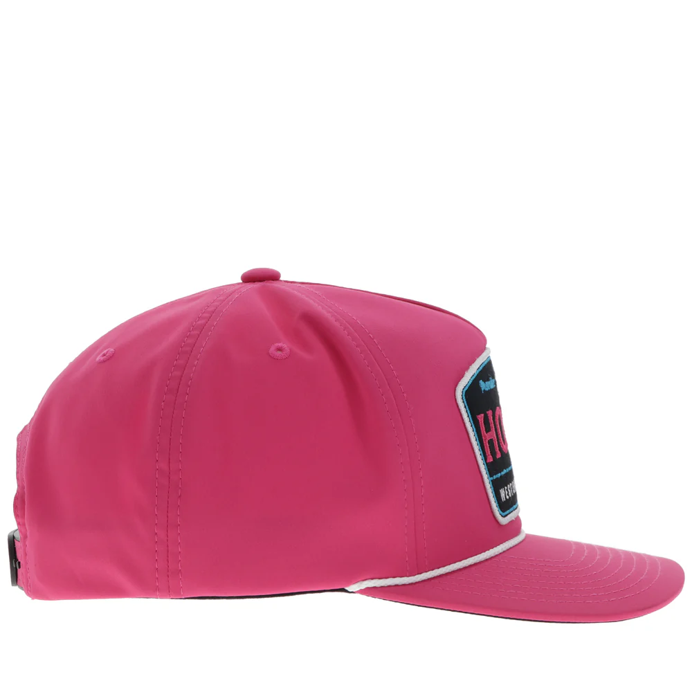 "Trip" Hat Pink w/Black/White & Pink Patch - Image 5