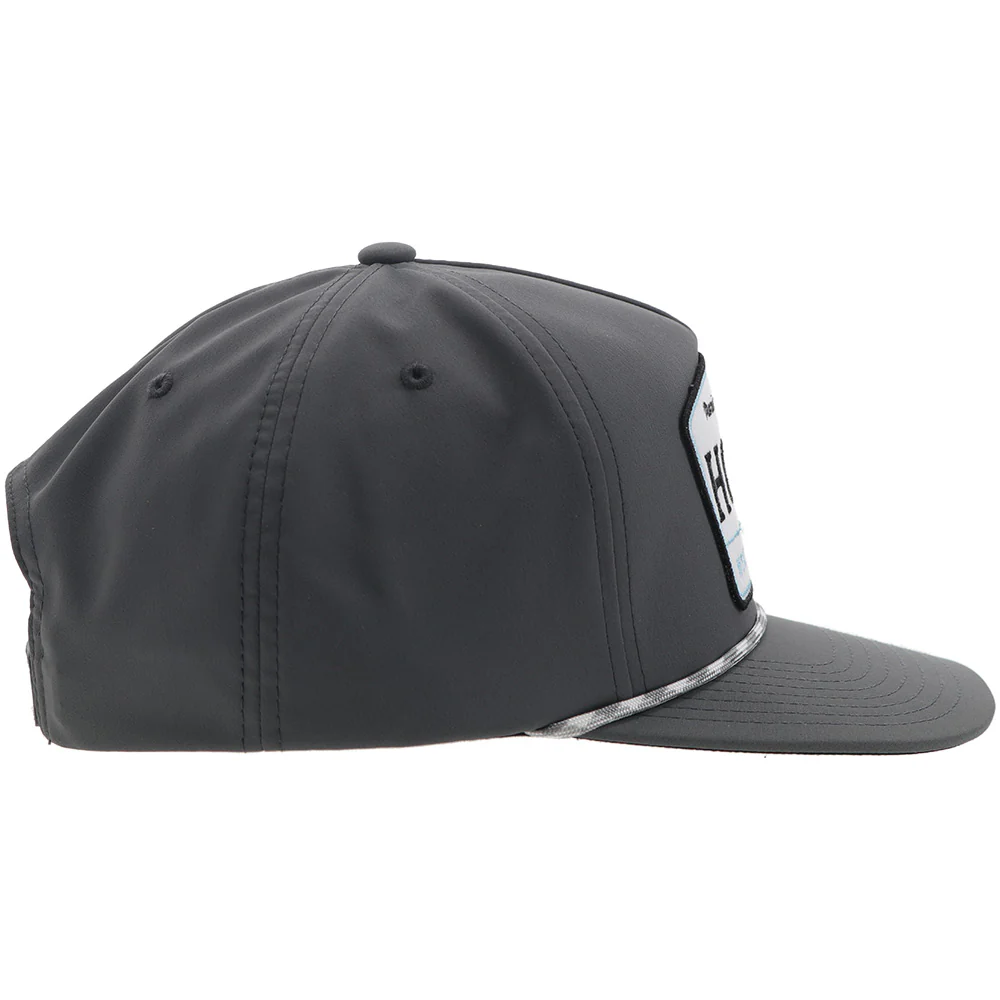 "Trip" Hooey Hat Grey w/Grey/White/Blue Patch - Image 5