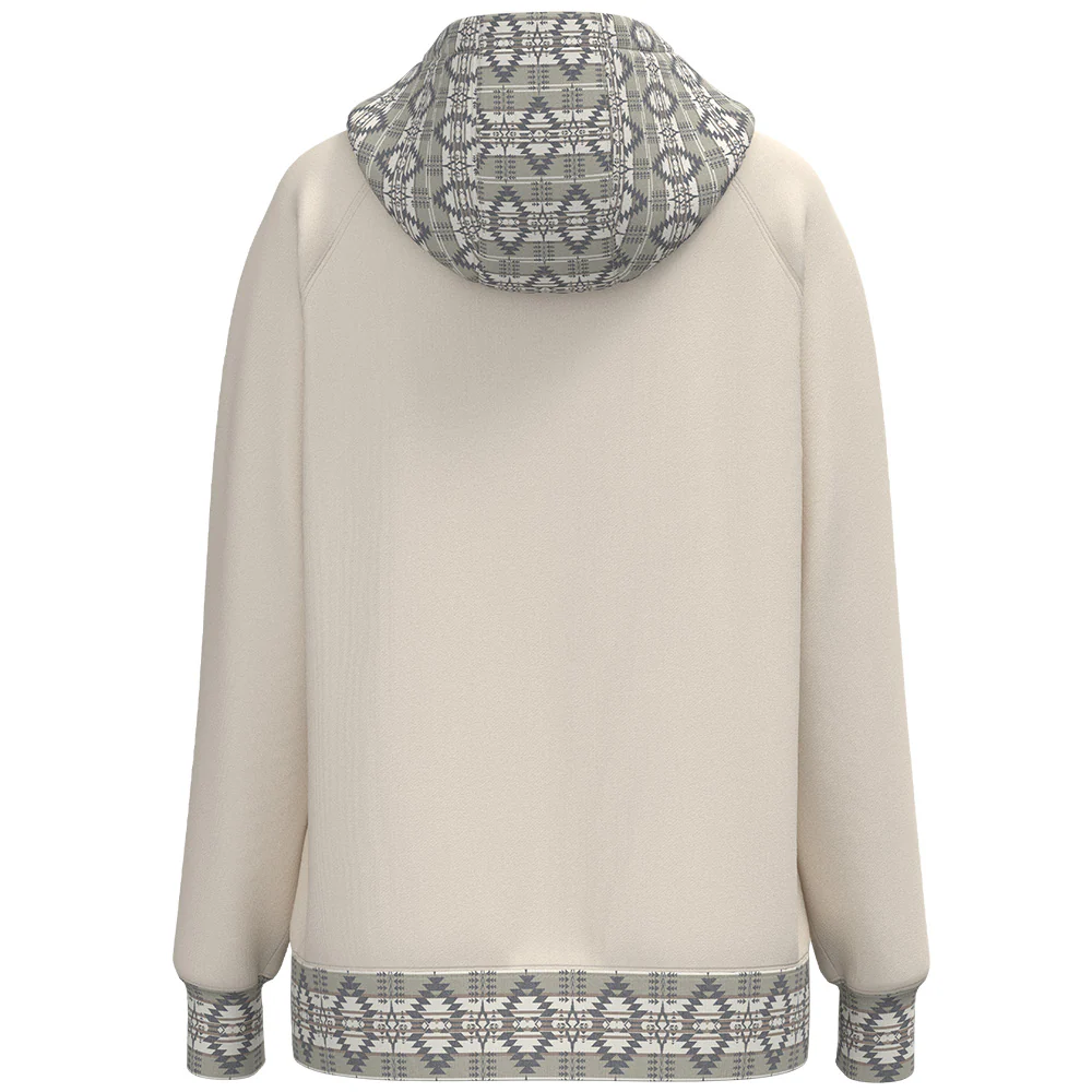 "Trophy" Cream w/Aztec Hoody - Image 2
