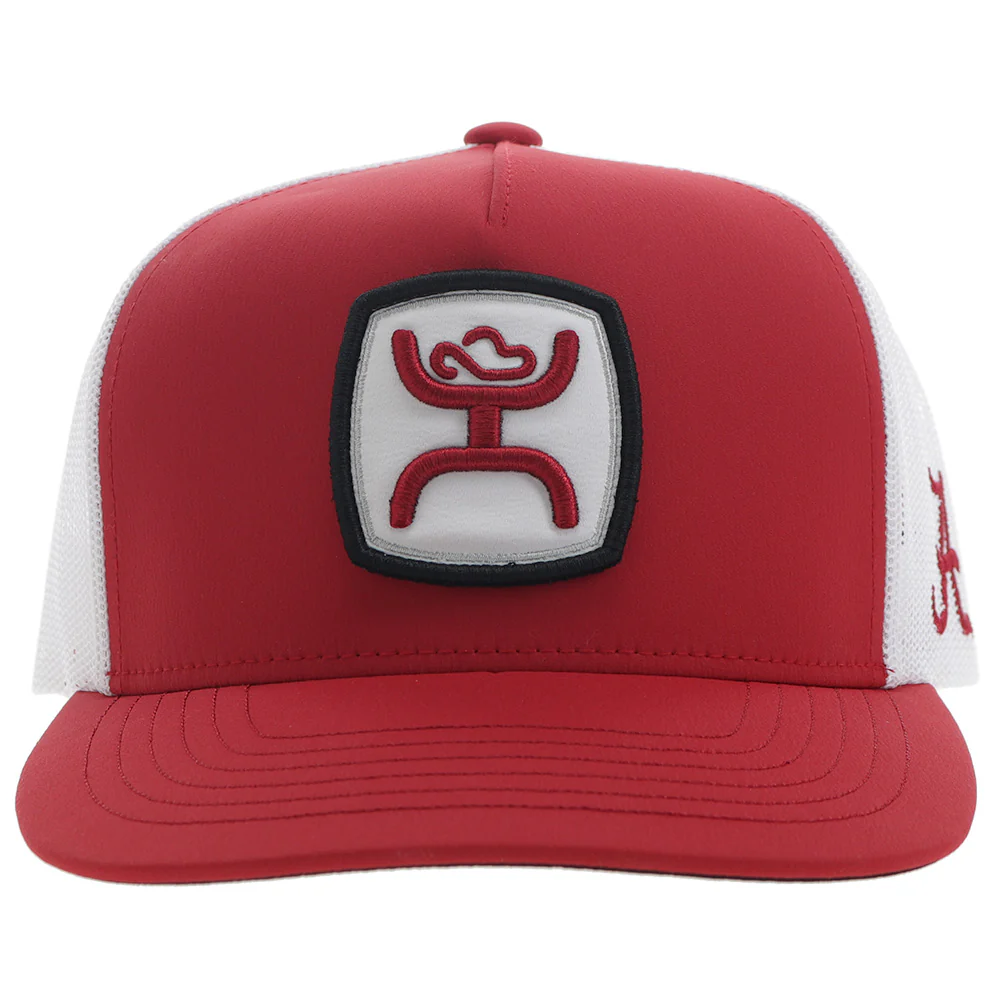 "University Of Alabama" Hat Red/White w/Square Patch - Image 5