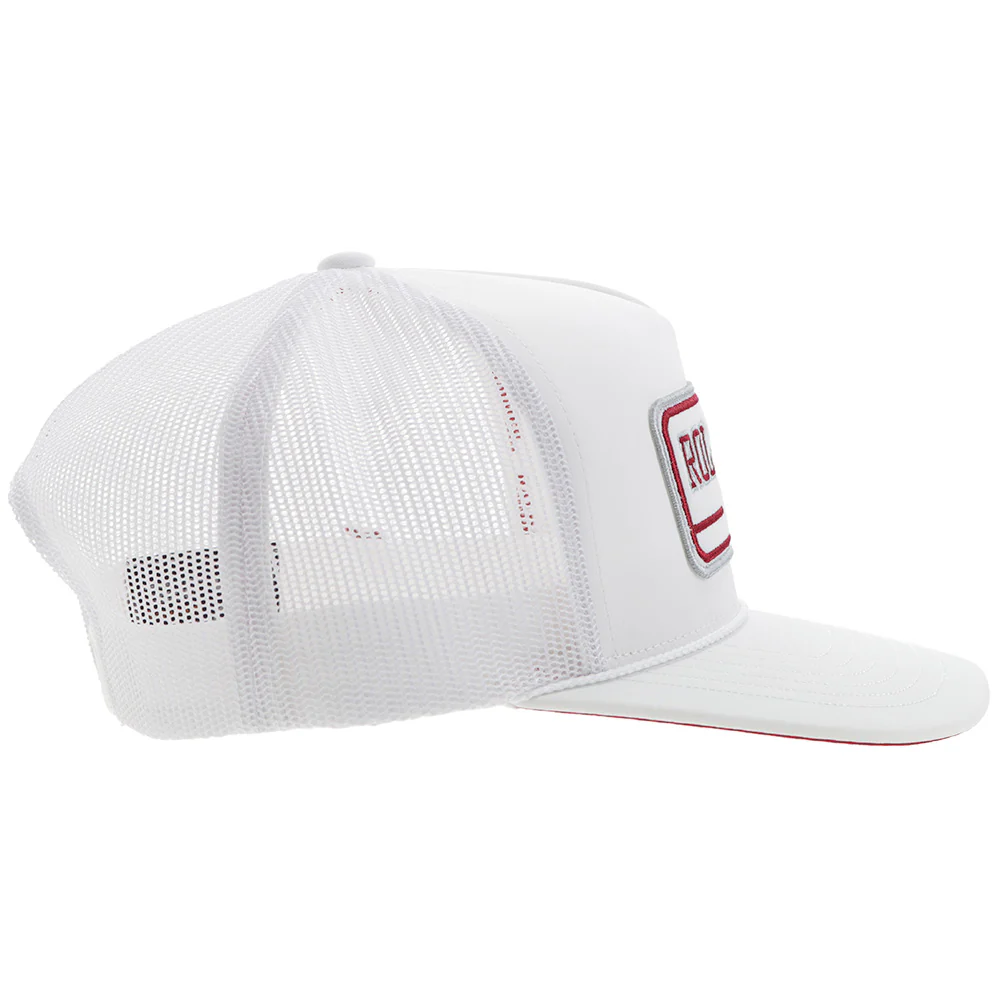 "University Of Alabama" Hat White w/Rectangle Patch - Image 6
