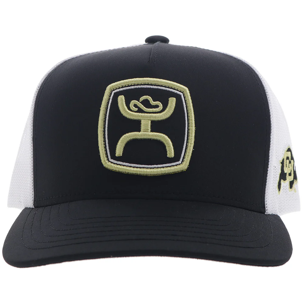 University Of Colorado Black w/ Gold Square Hooey Patch - Image 4