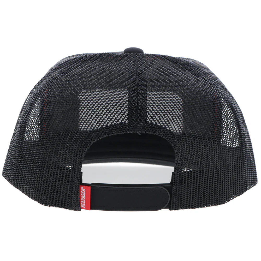 University Of Nebraska Hat Black w/ Go Big Red Patch - Image 2