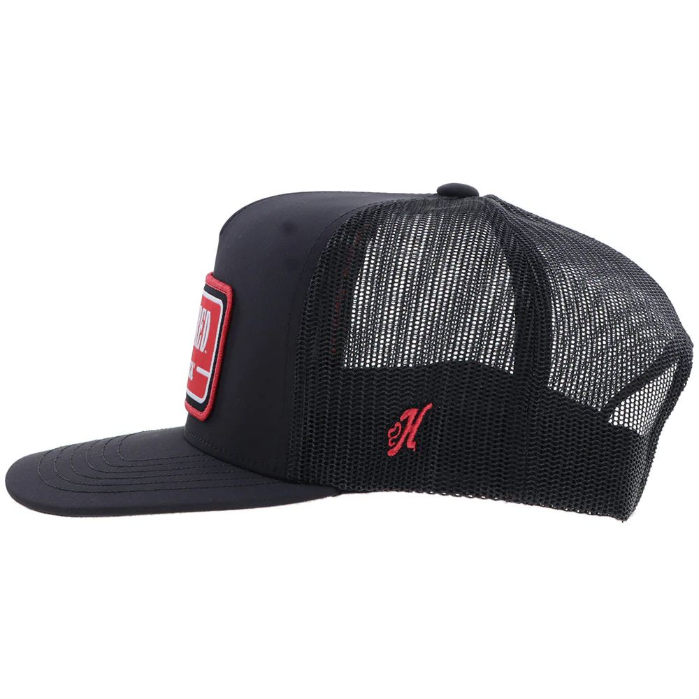 University Of Nebraska Hat Black w/ Go Big Red Patch - Image 3