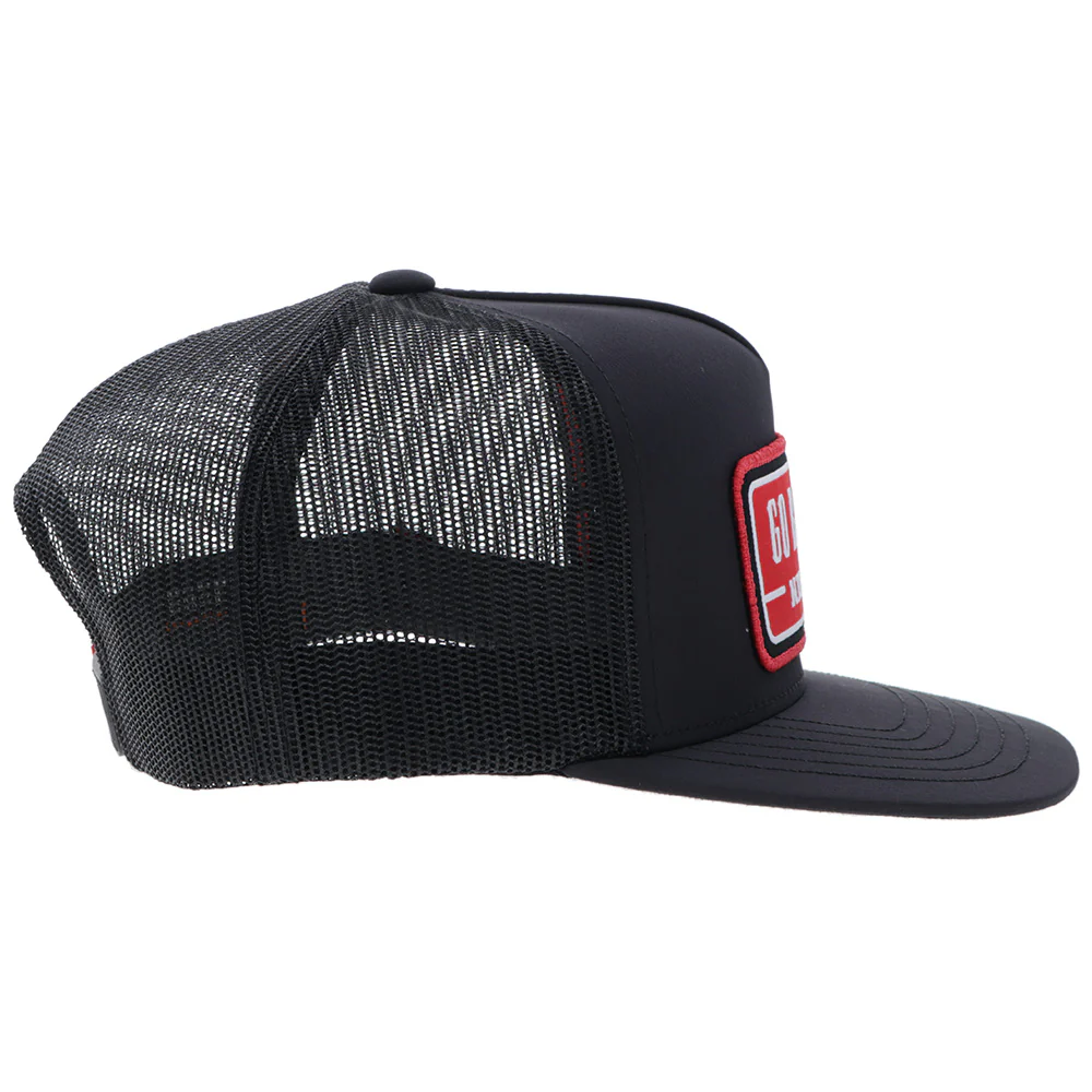 University Of Nebraska Hat Black w/ Go Big Red Patch - Image 5