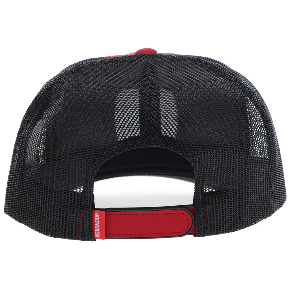 University Of Nebraska Hat Red/Black w/Hooey Patch - Image 2