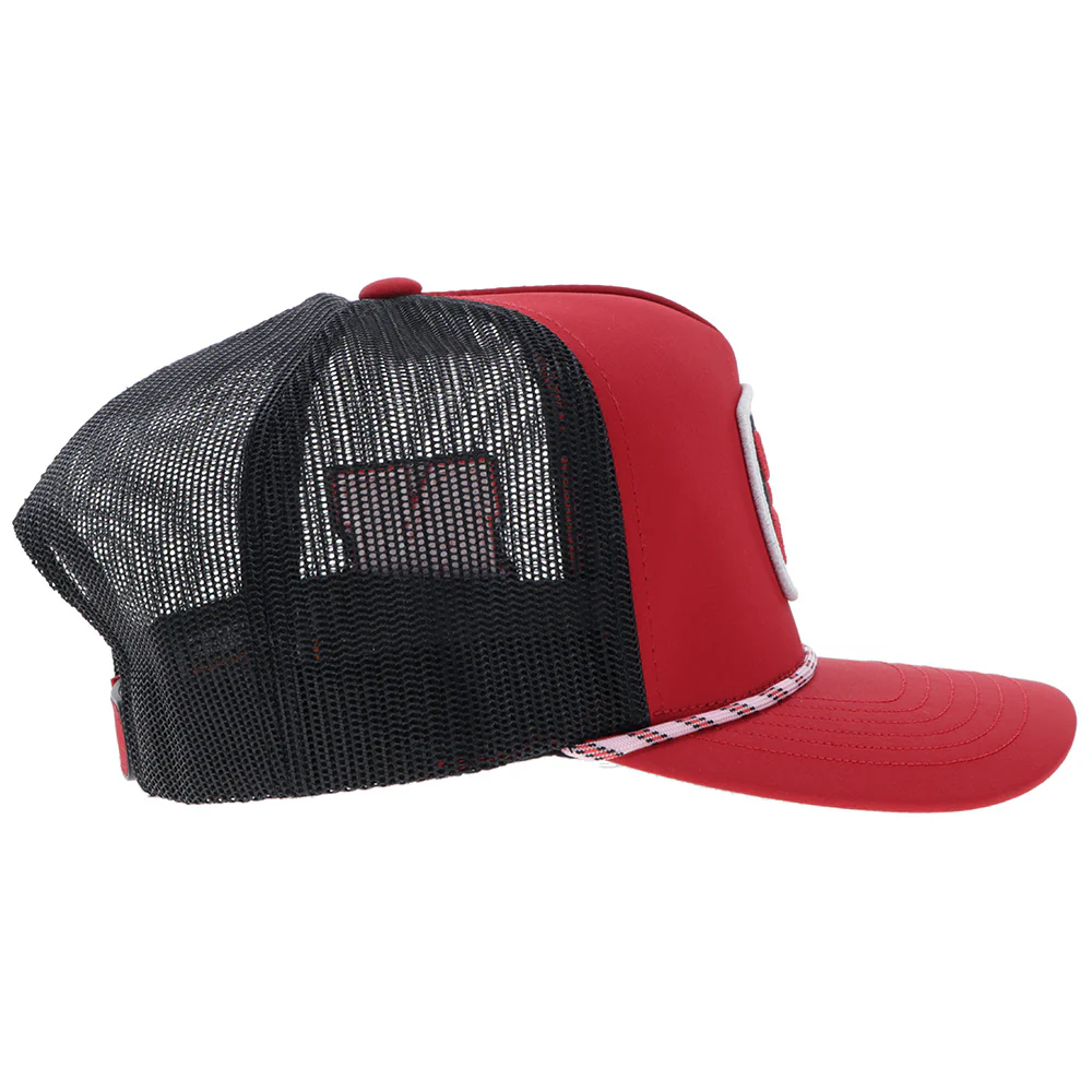 University Of Nebraska Hat Red/Black w/Hooey Patch - Image 5