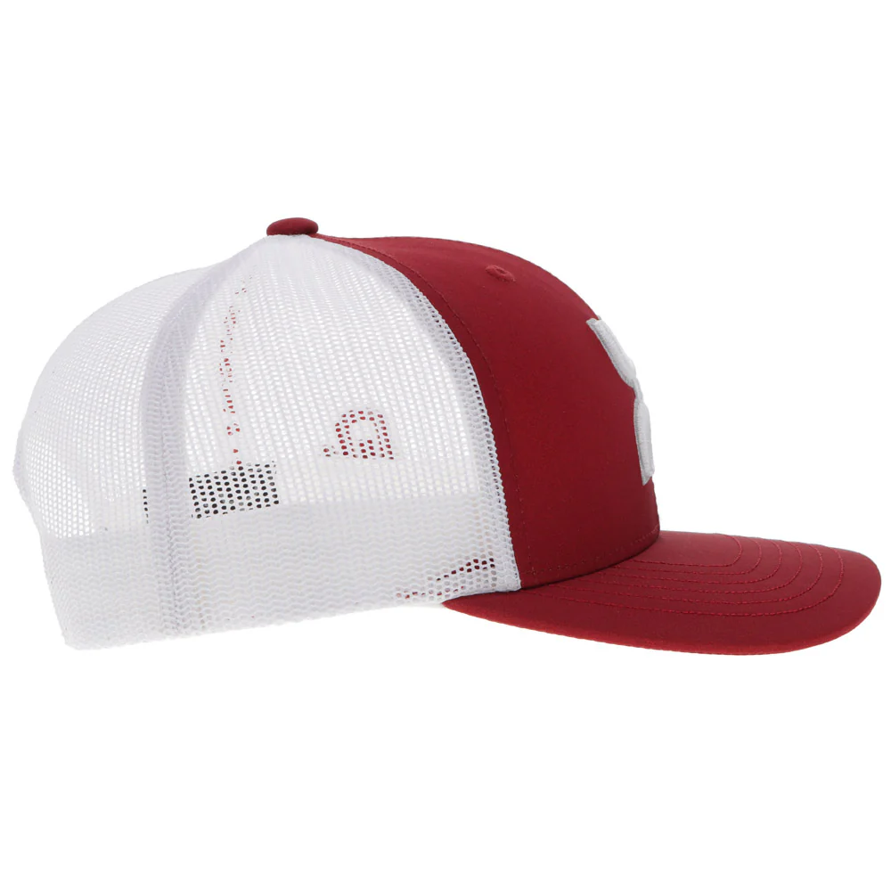 "University of Oklahoma" Hat Red/White - Image 3