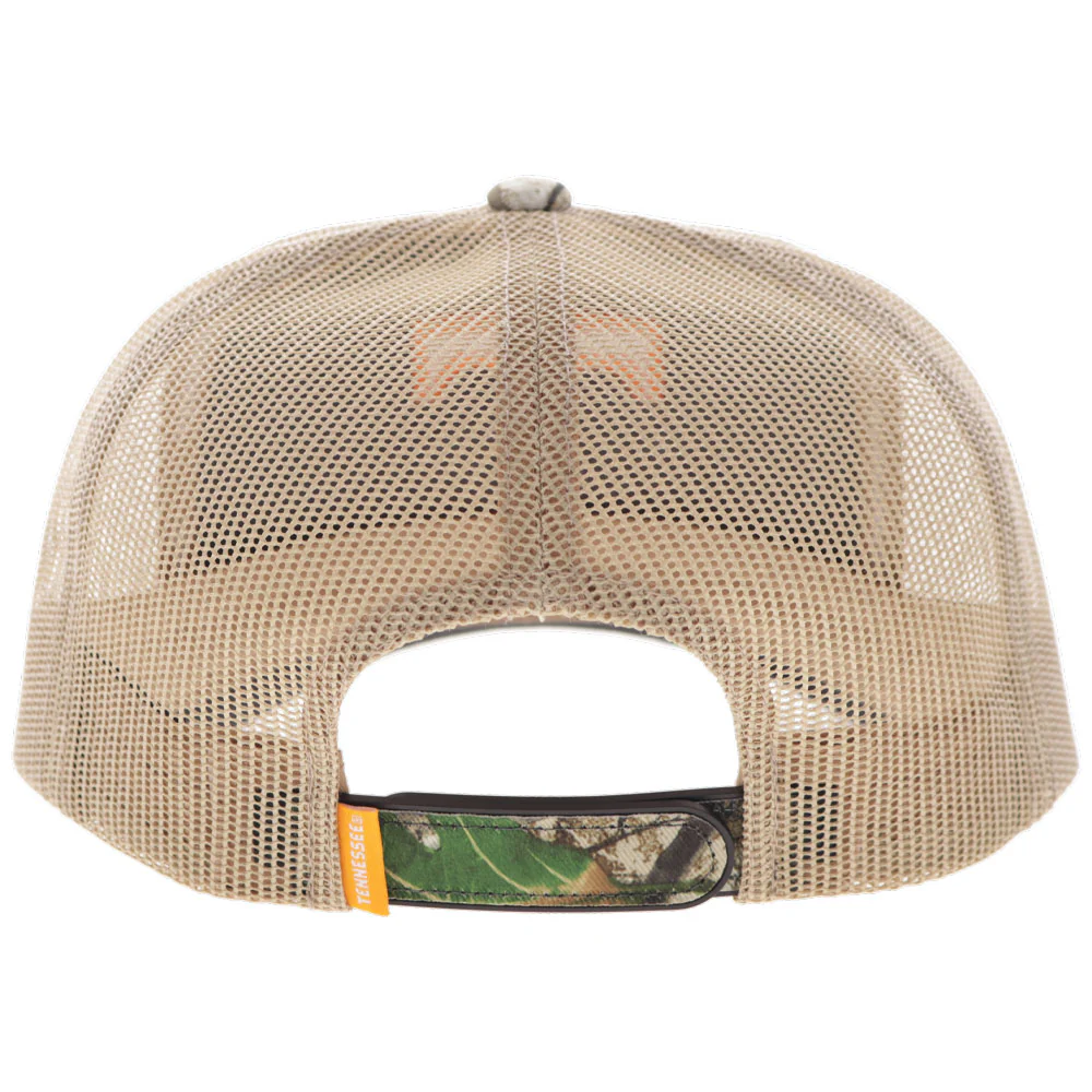 University of Tennessee Hat Camo /Tan w/ Orange T Logo - Image 2