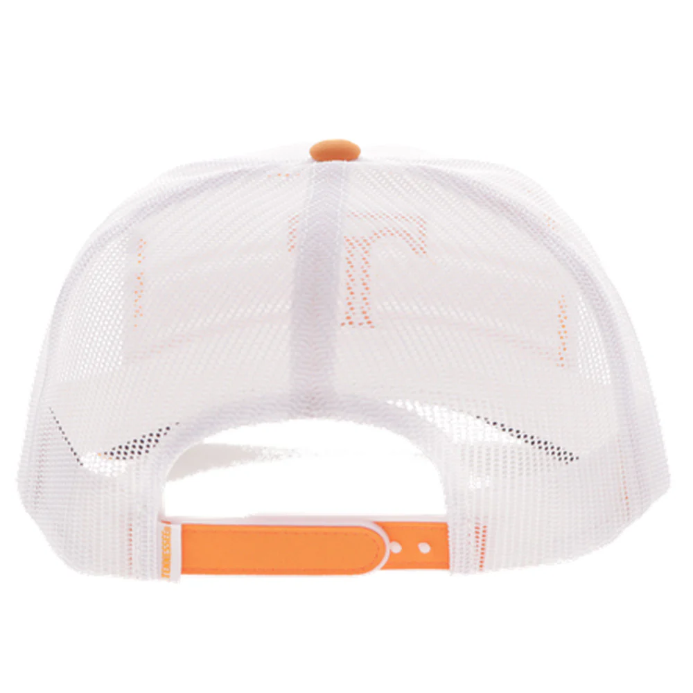 University of Tennessee Hat White w/ Orange T Logo - Image 2
