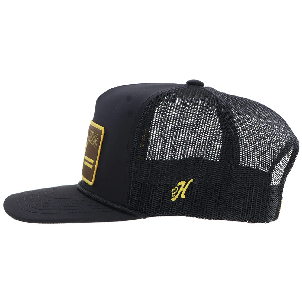 University Of Wyoming Hat Black w/Patch - Image 3