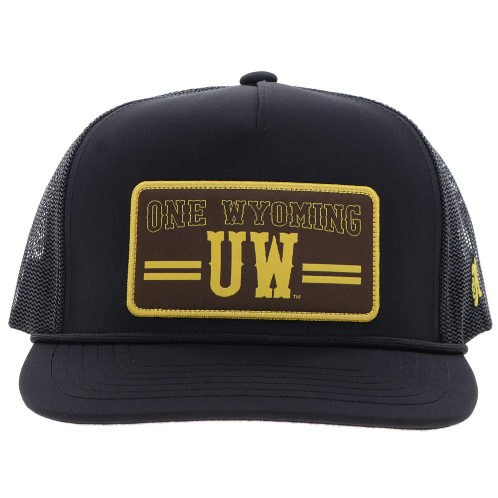University Of Wyoming Hat Black w/Patch - Image 4