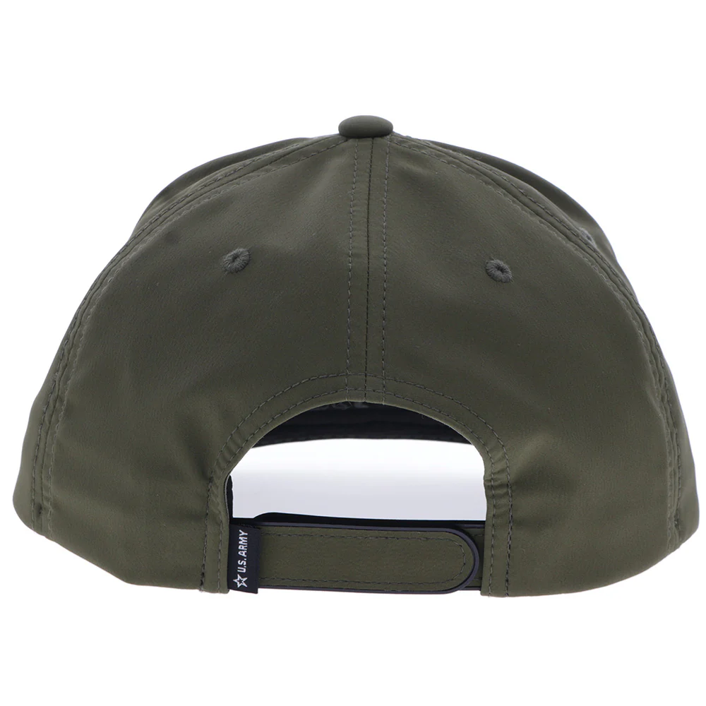US Army Hat Green w/Black Logo - Image 2