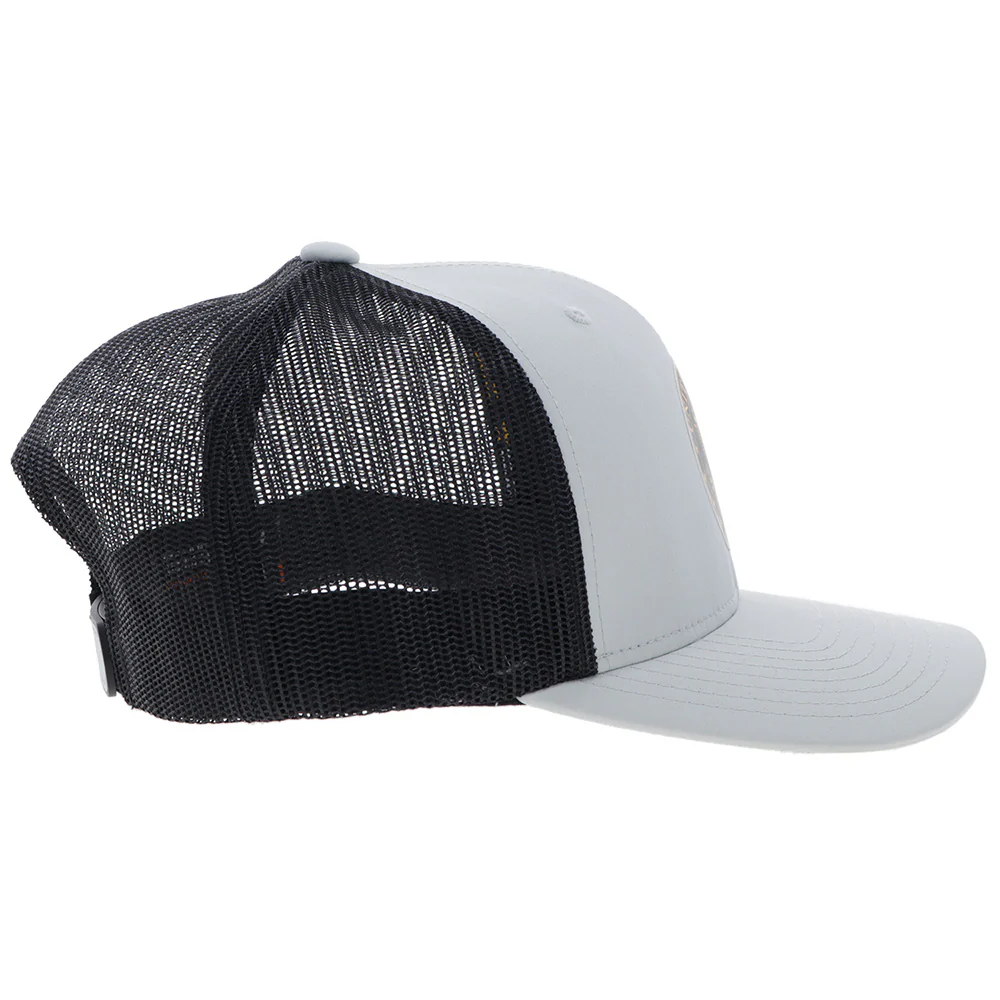 US Army Hat Grey/Black w/Round Patch - Image 3