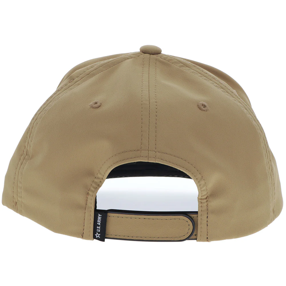 US Army Hat Tan w/Black Logo - Image 2