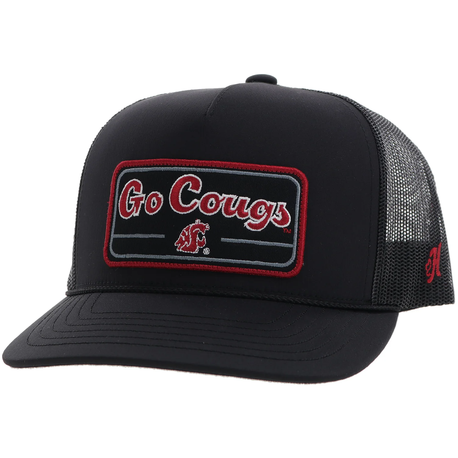 Washington State University Black w/ Rectangle Patch