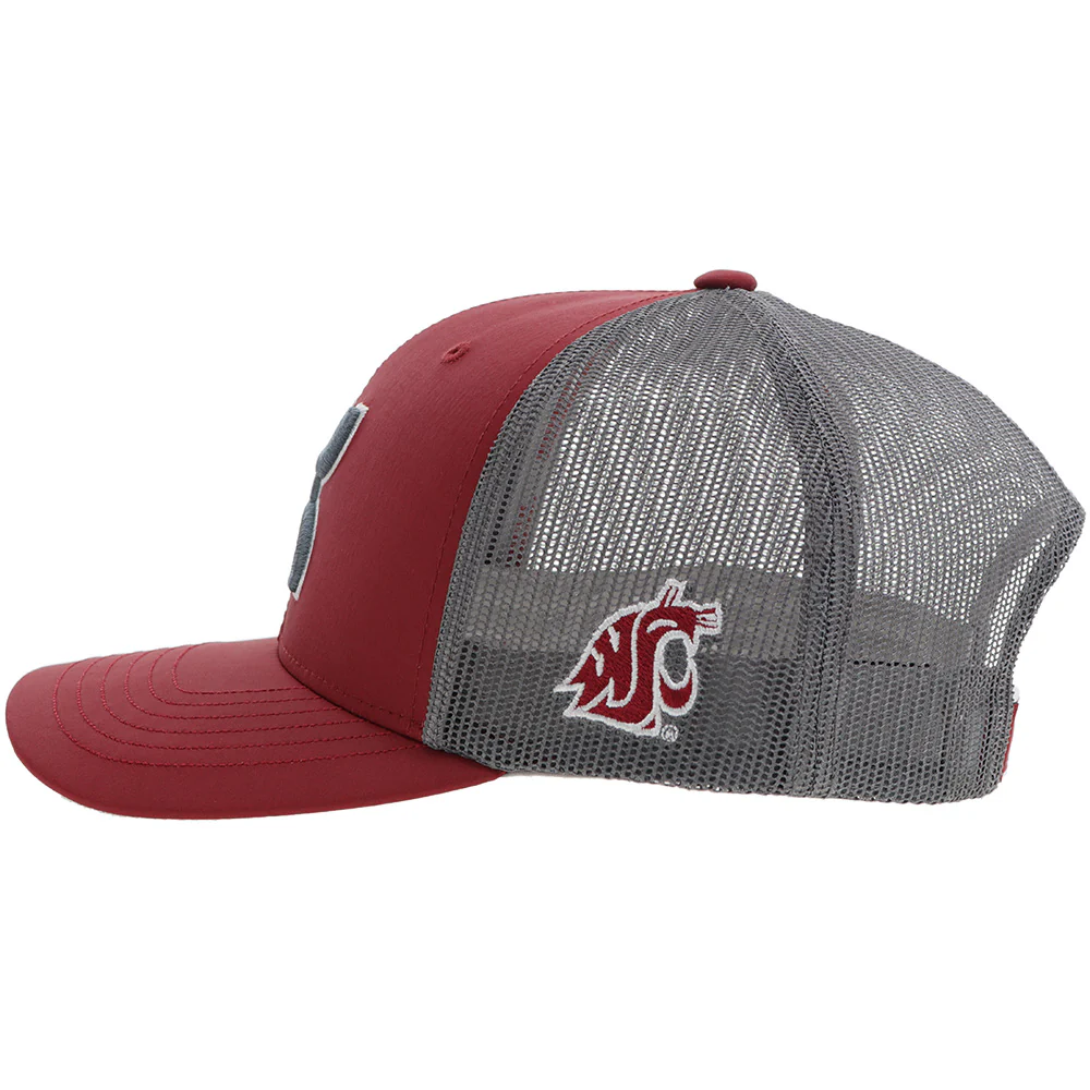 Washington State University Red/Grey w/Hooey Logo - Image 3
