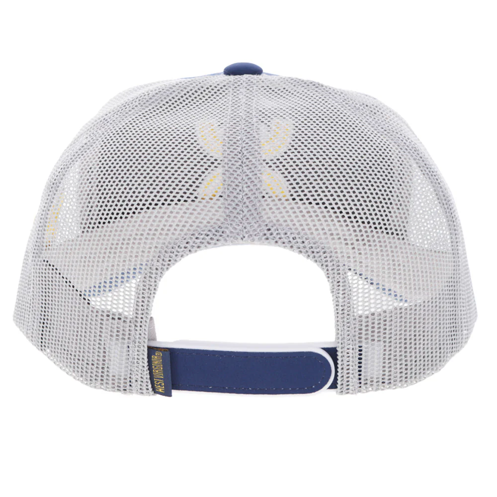 West Virginia University Hat Blue & Grey w/ Hooey Logo - Image 2