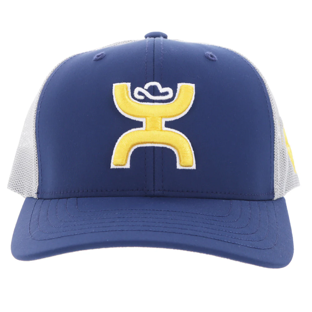 West Virginia University Hat Blue & Grey w/ Hooey Logo - Image 4