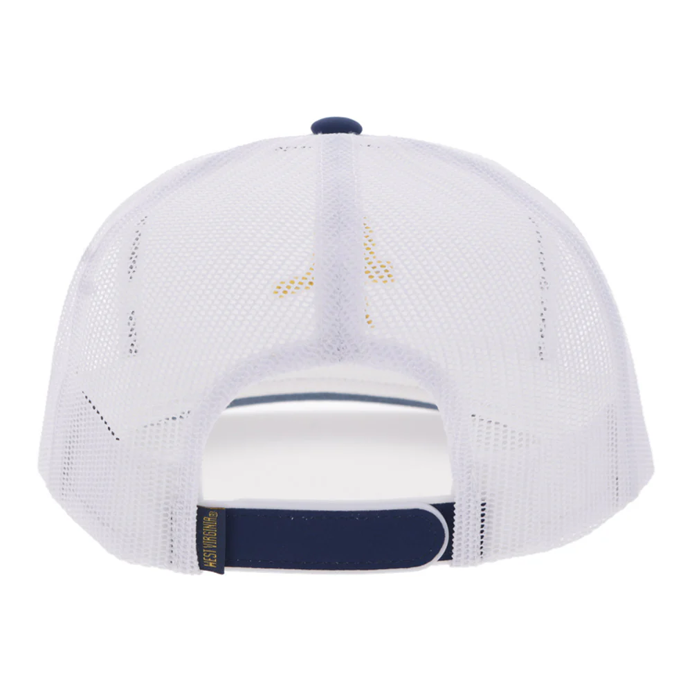 West Virginia University Hat White w/ Mountaineer Logo - Image 2