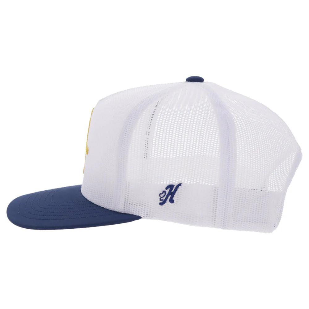 West Virginia University Hat White w/ Mountaineer Logo - Image 3