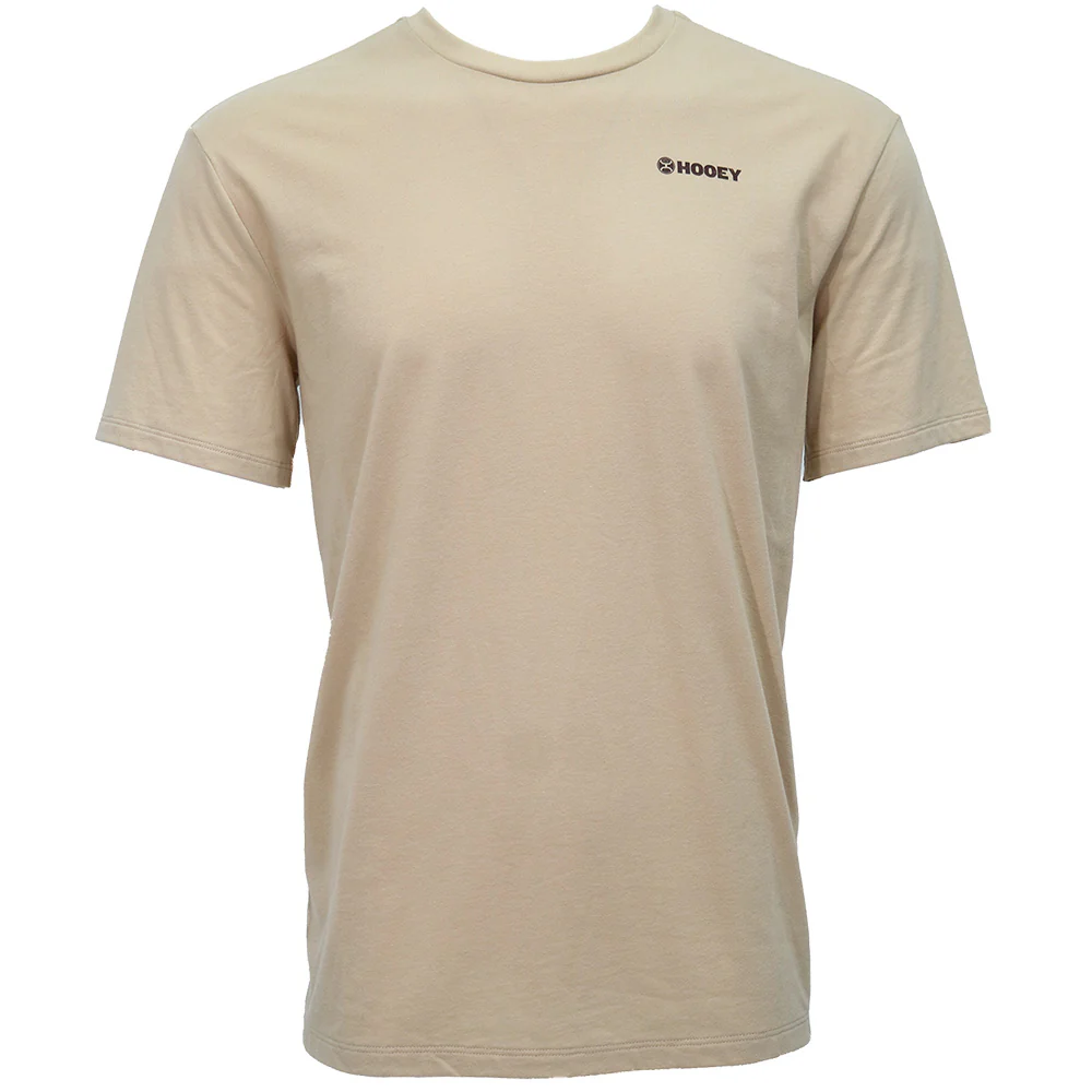 "Western OG" Tan w/Brown Logo T-shirt - Image 2