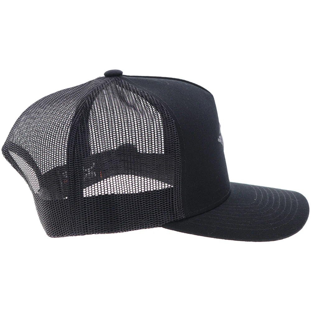 "Whit" Hat Black w/Grey Logo - Image 3